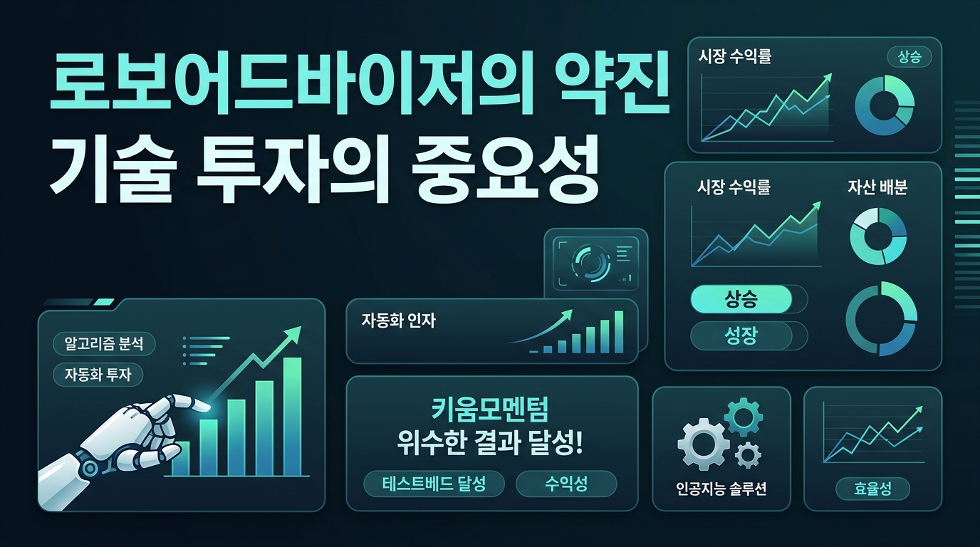 로보어드바이저의 약진, 기술 투자의 중요성