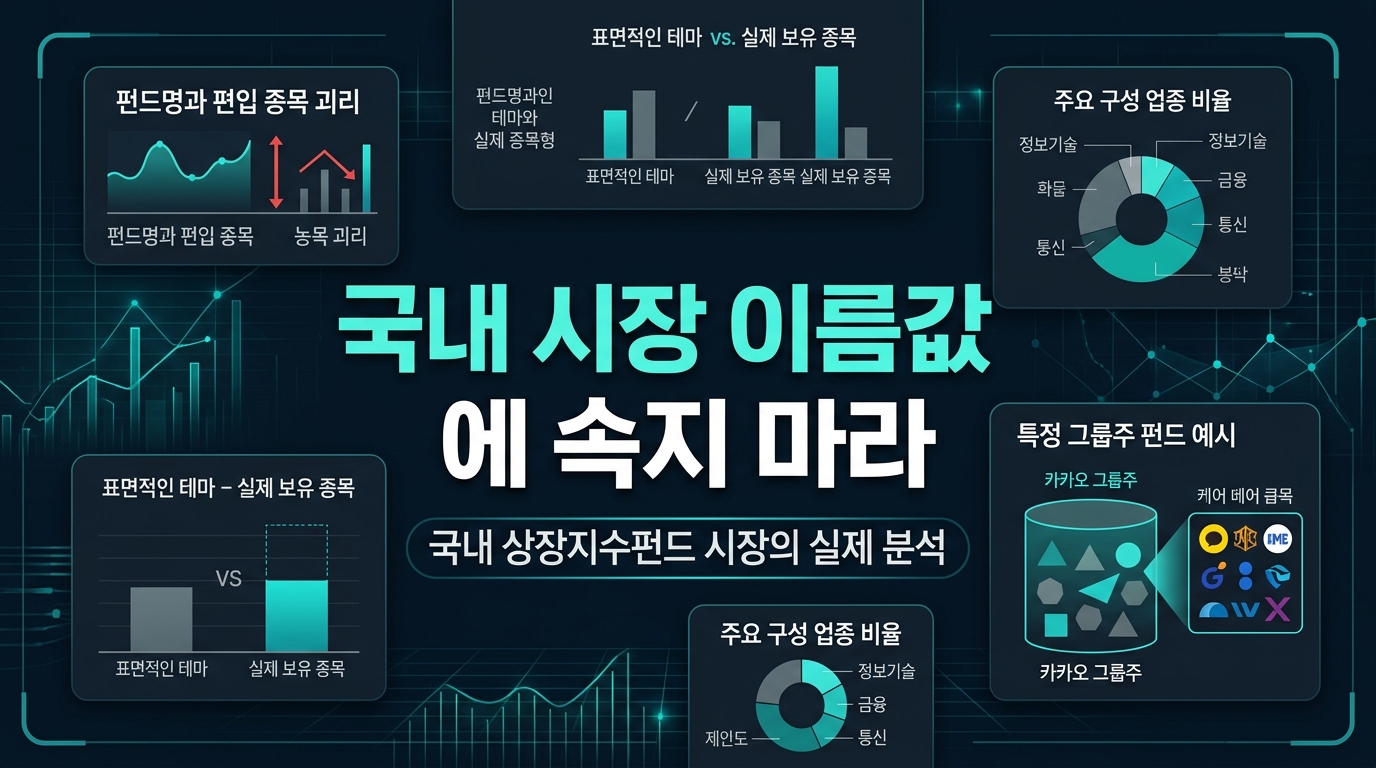 국내 ETF 시장, '이름값'에 속지 마라