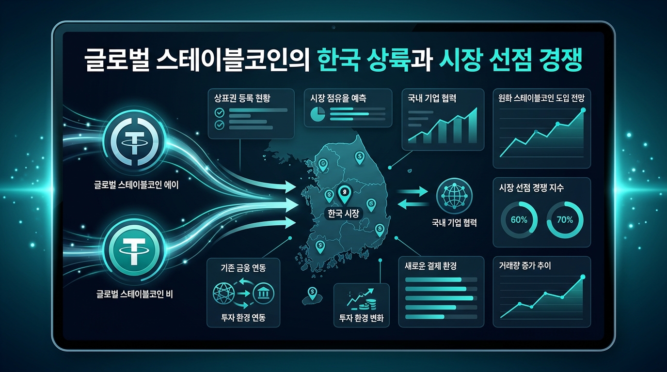 글로벌 스테이블코인의 한국 상륙과 시장 선점 경쟁