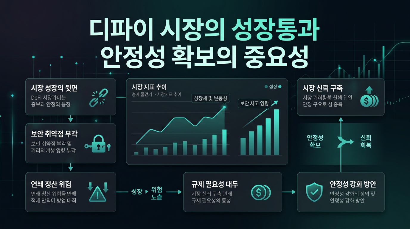 디파이 시장의 성장통과 안정성 확보의 중요성