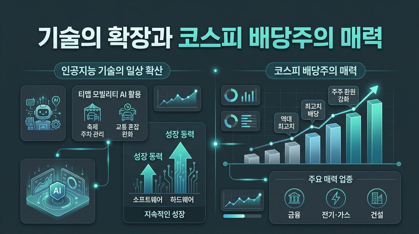 AI 기술의 확장과 코스피 배당주의 매력
