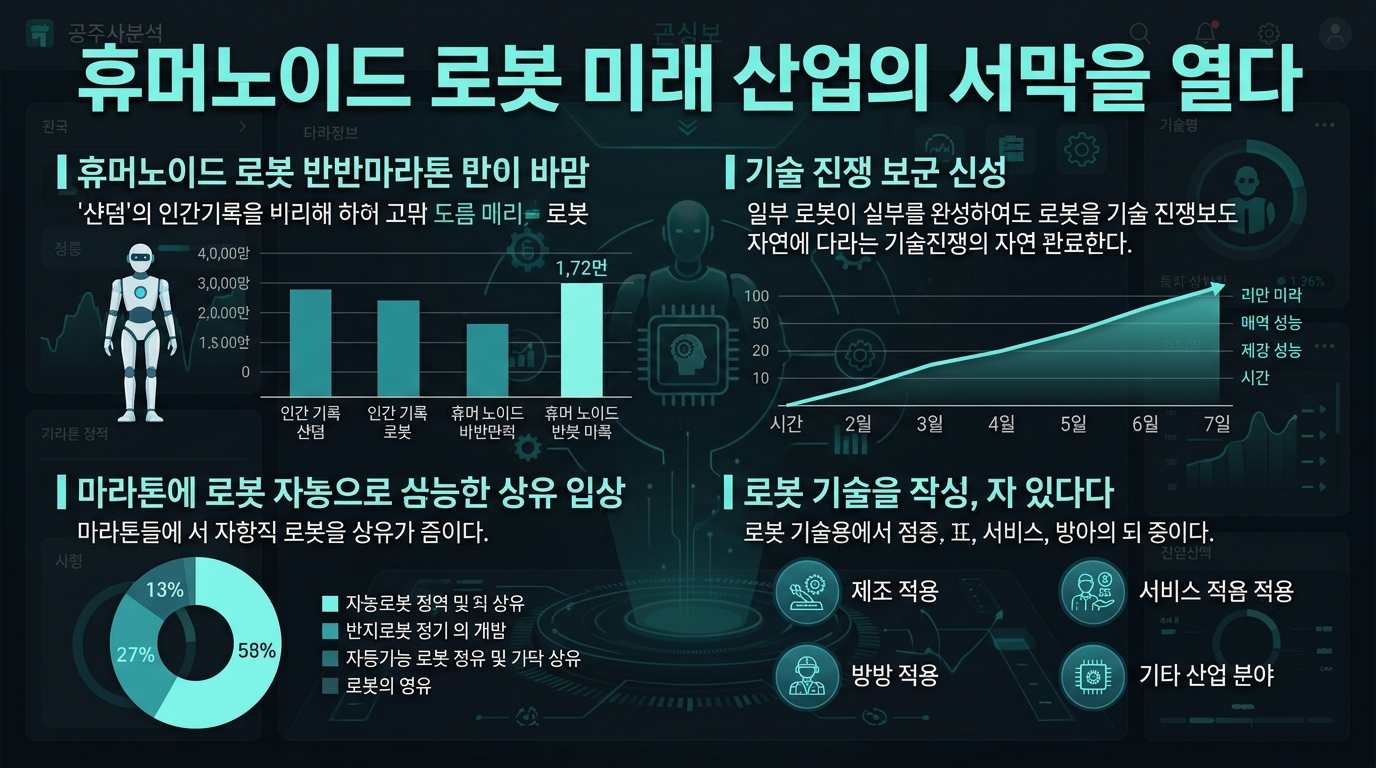 휴머노이드 로봇, 미래 산업의 서막을 열다