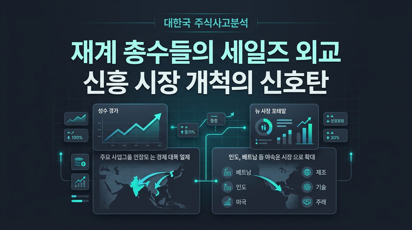 재계 총수들의 '세일즈 외교', 신흥 시장 개척의 신호탄