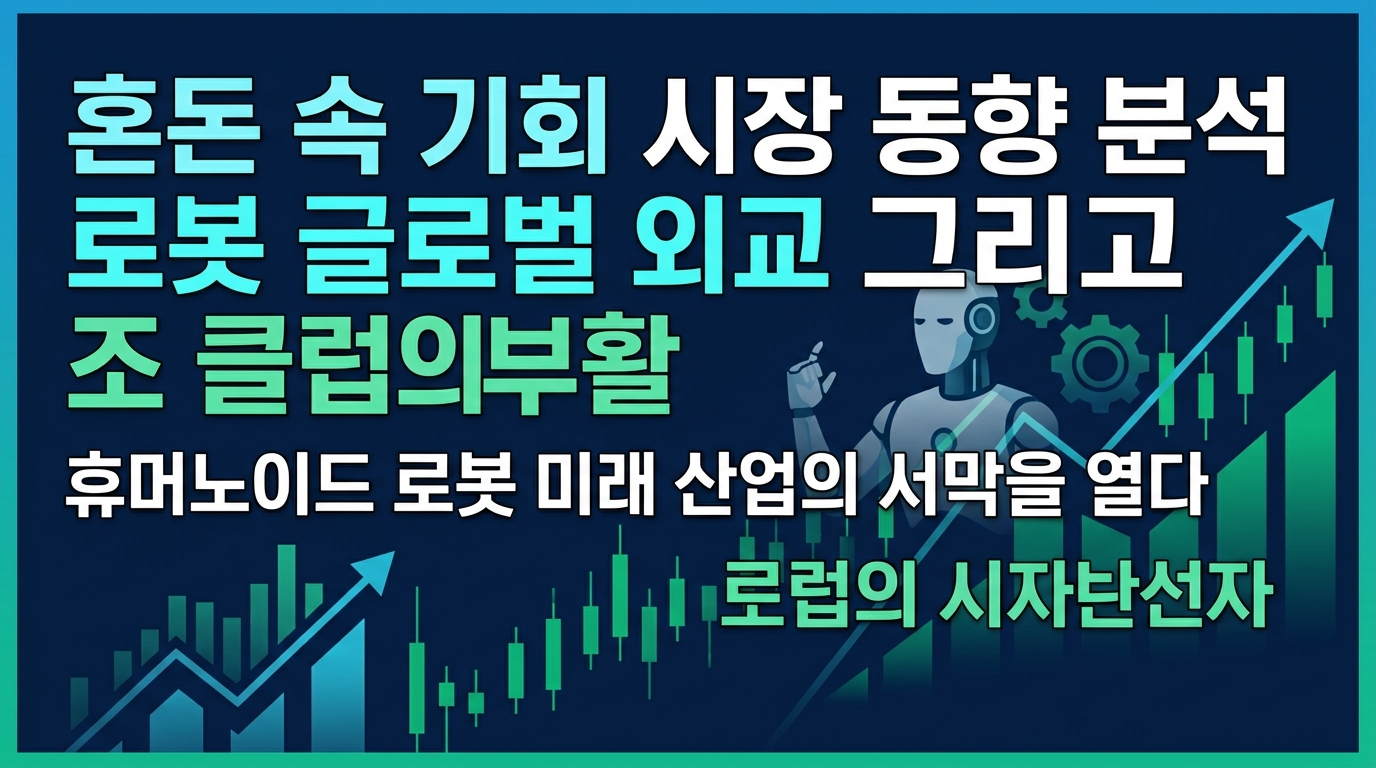 혼돈 속 기회, 2026년 4월 시장 동향 분석: 로봇, 글로벌 외교, 그리고 1조 클럽의 부활