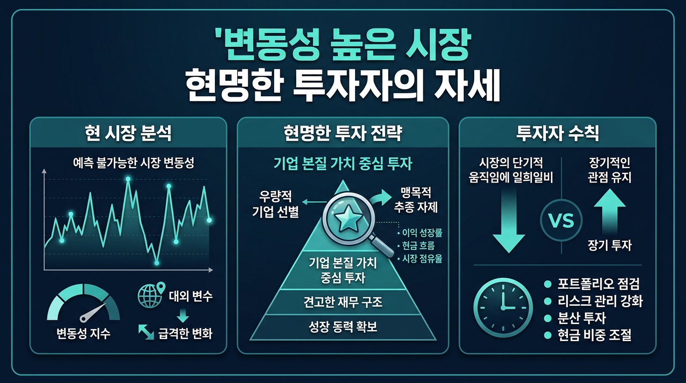 변동성 높은 시장, 현명한 투자자의 자세