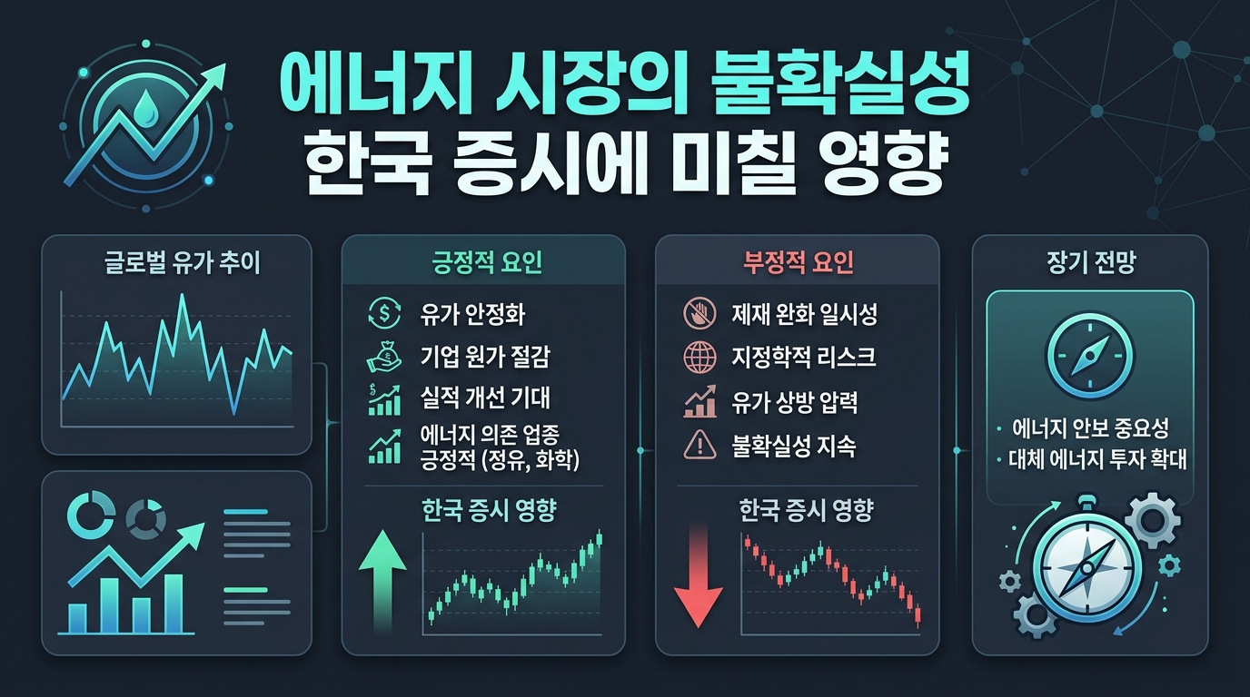 에너지 시장의 불확실성, 한국 증시에 미칠 영향