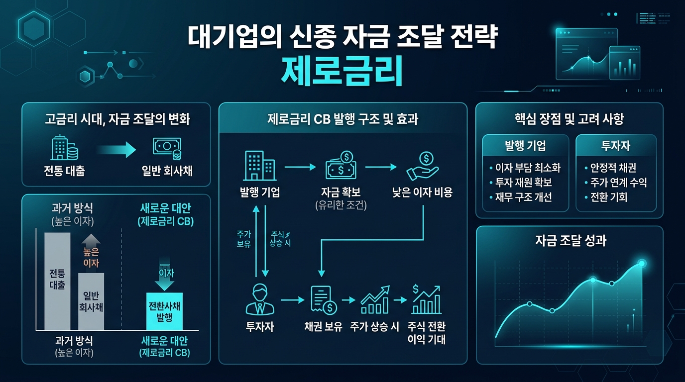 대기업의 신종 자금 조달 전략: 제로금리 CB