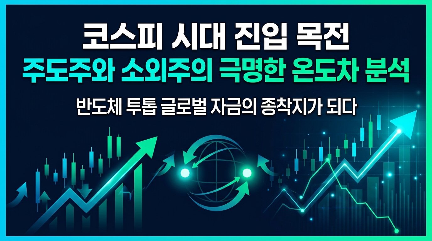 코스피 8000시대 진입 목전, 주도주와 소외주의 극명한 온도차 분석