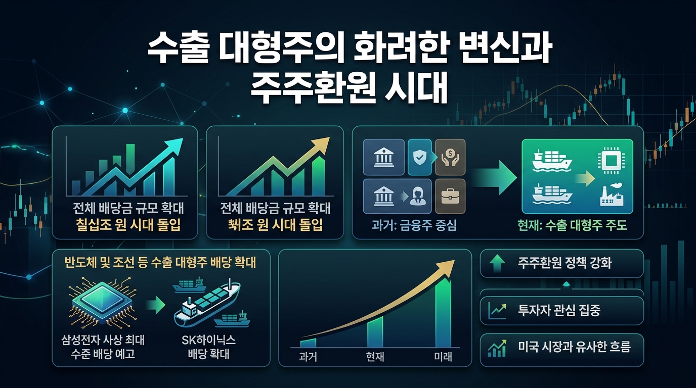 수출 대형주의 화려한 변신과 주주환원 시대