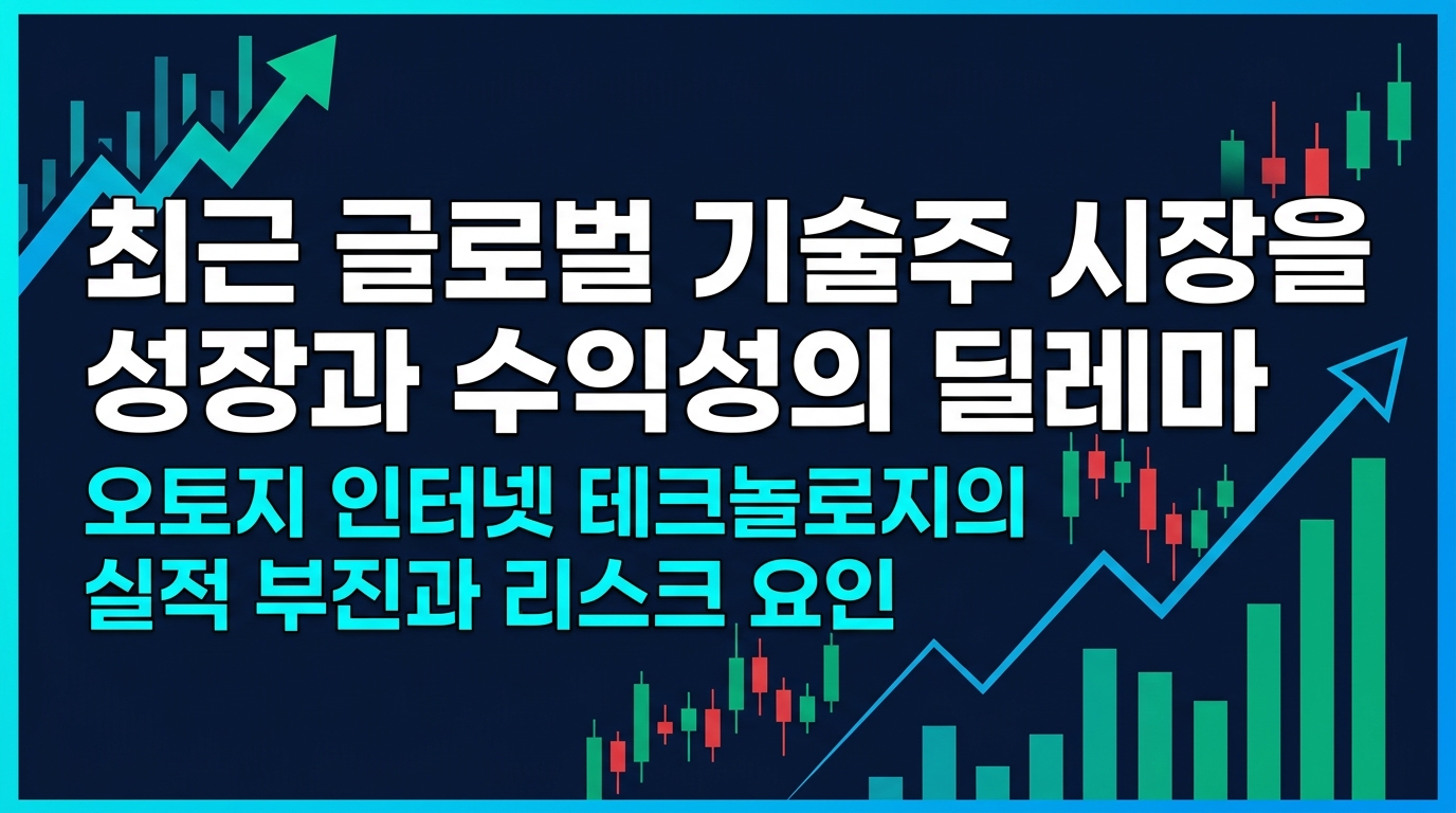 최근 글로벌 기술주 시장을 관통하는 성장과 수익성의 딜레마