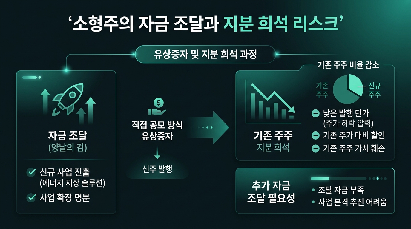 소형주의 자금 조달과 지분 희석 리스크