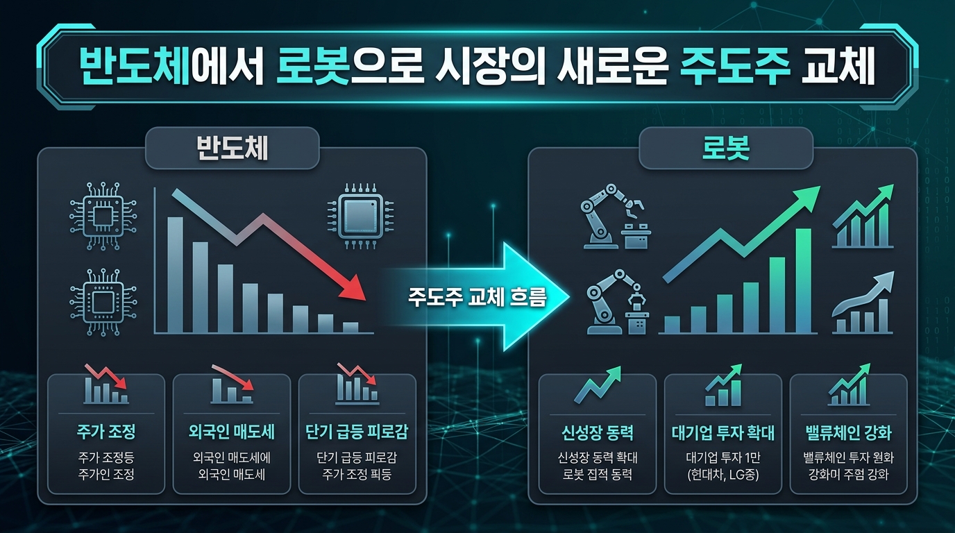 반도체에서 로봇으로, 시장의 새로운 주도주 교체