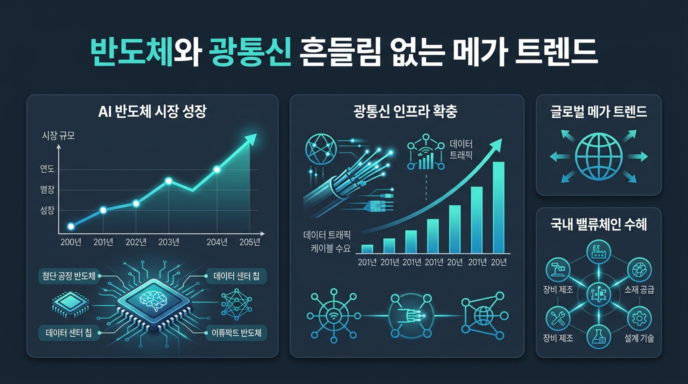 AI 반도체와 광통신, 흔들림 없는 메가 트렌드