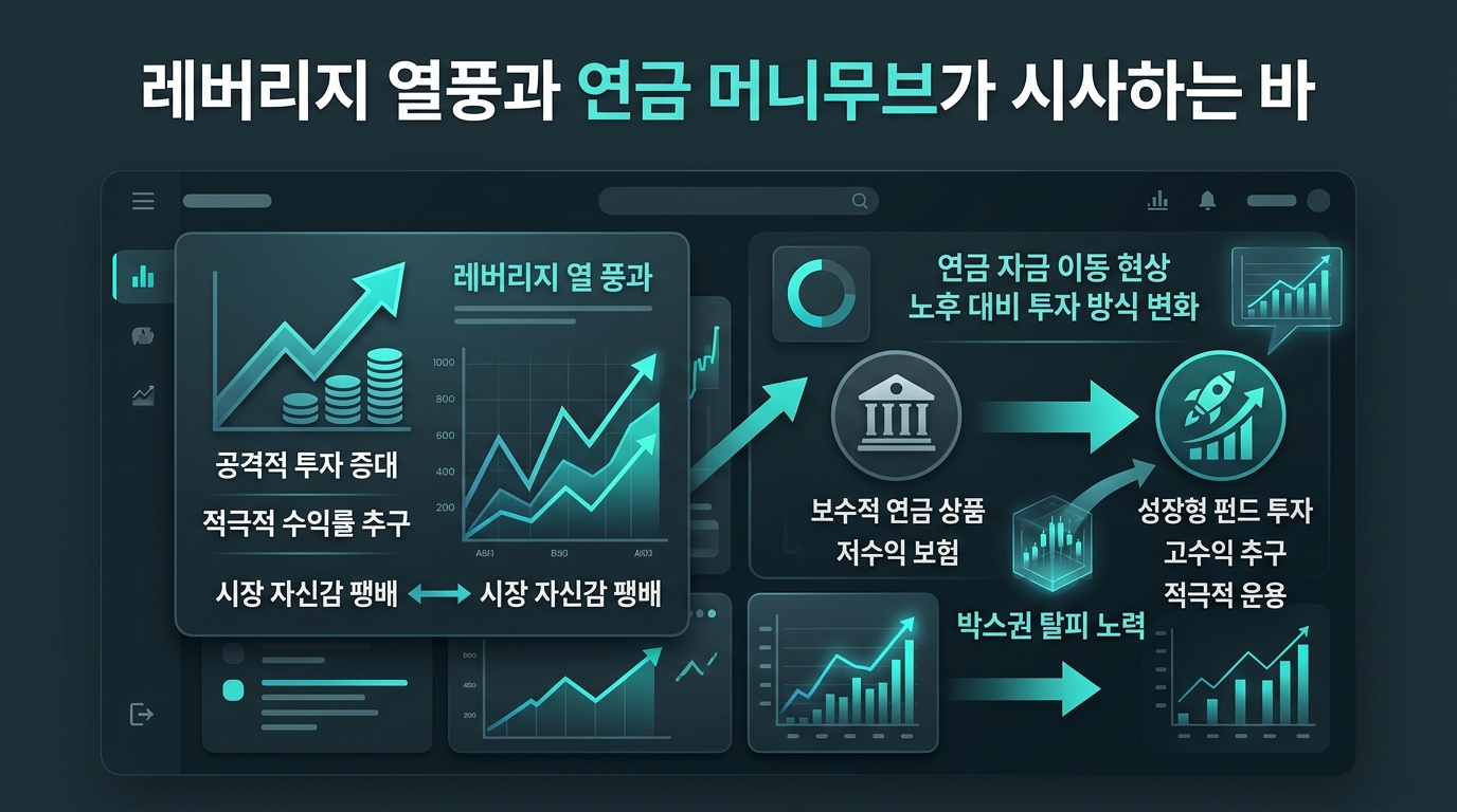레버리지 열풍과 연금 머니무브가 시사하는 바