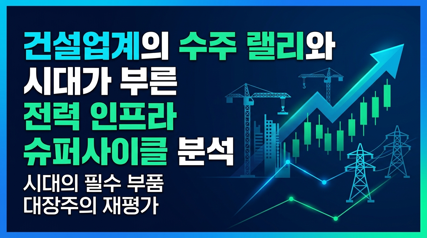 건설업계의 수주 랠리와 AI 시대가 부른 전력 인프라 슈퍼사이클 분석