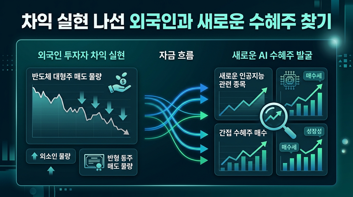 차익 실현 나선 외국인과 새로운 AI 수혜주 찾기