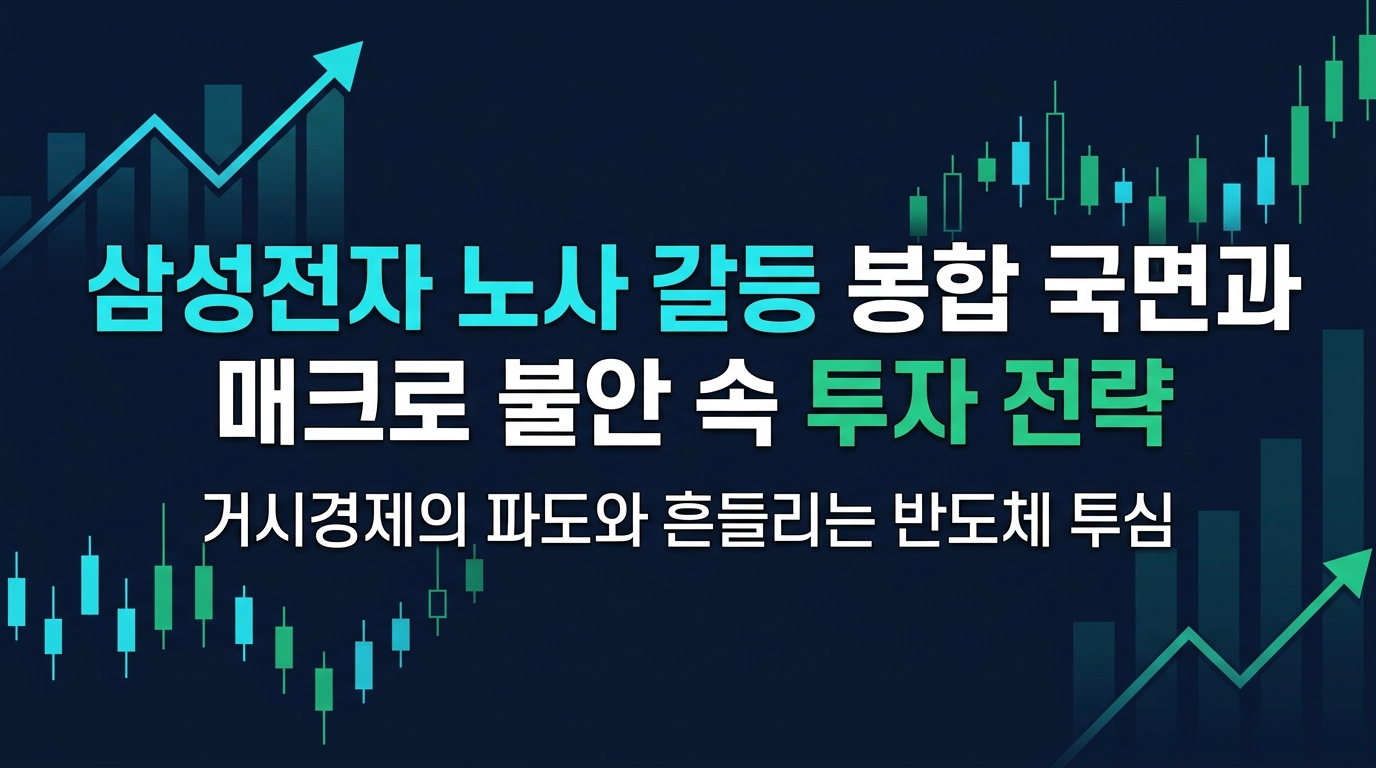삼성전자 노사 갈등 봉합 국면과 매크로 불안 속 투자 전략
