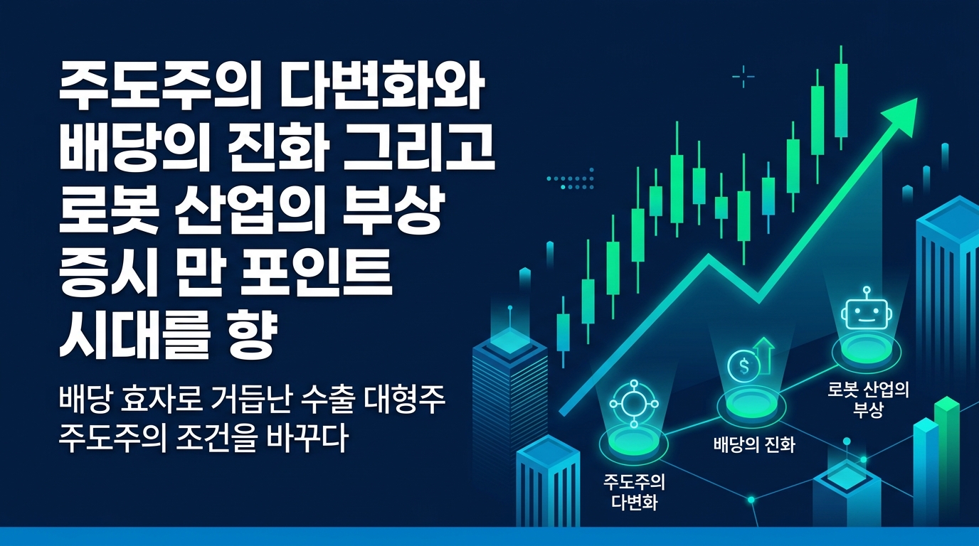 주도주의 다변화와 배당의 진화, 그리고 로봇 산업의 부상: 증시 1만 포인트 시대를 향한 투자 전략