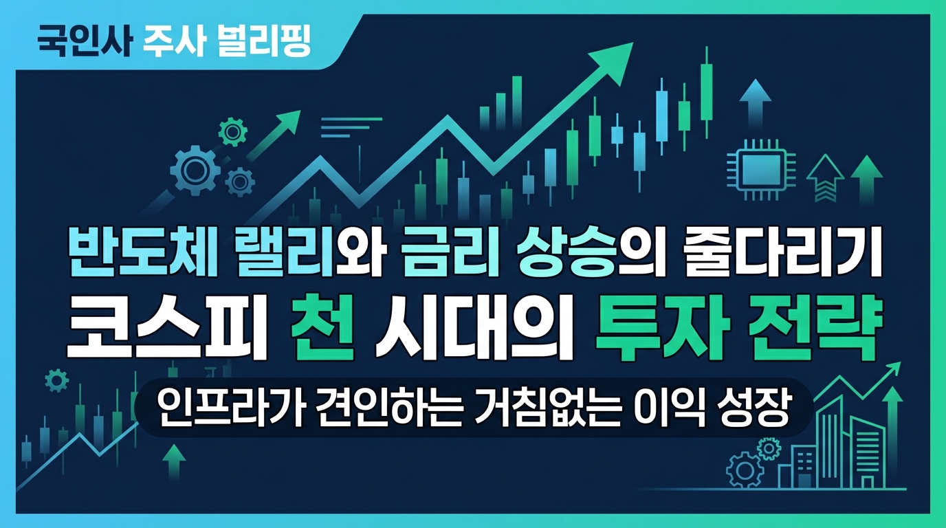 AI 반도체 랠리와 금리 상승의 줄다리기, 코스피 8천 시대의 투자 전략