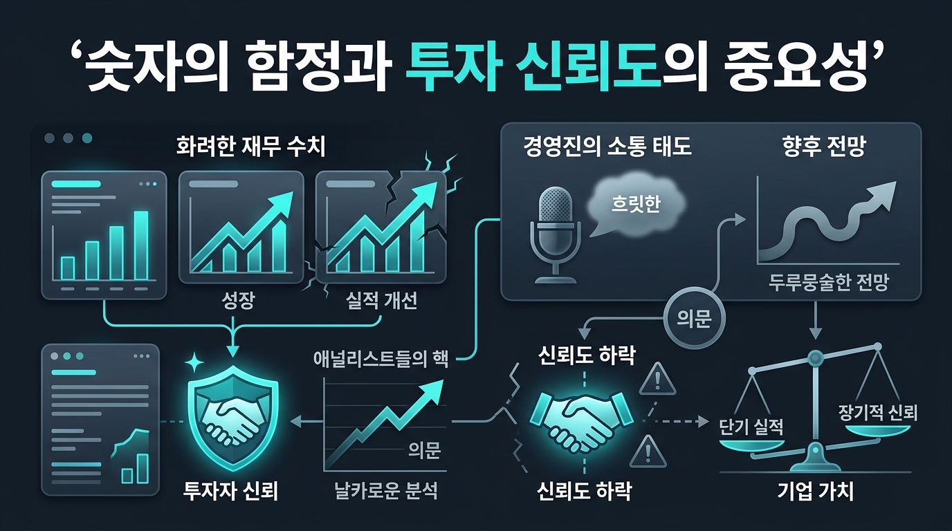 숫자의 함정과 투자 신뢰도의 중요성