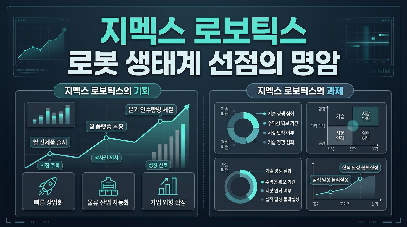 지멕스 로보틱스 AI 로봇 생태계 선점의 명암