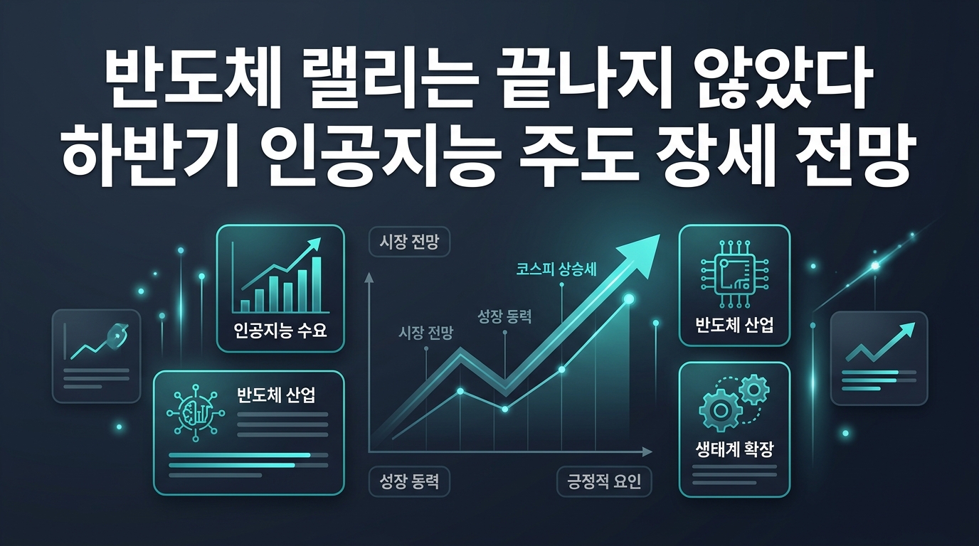 반도체 랠리는 끝나지 않았다, 하반기 인공지능 주도 장세 전망