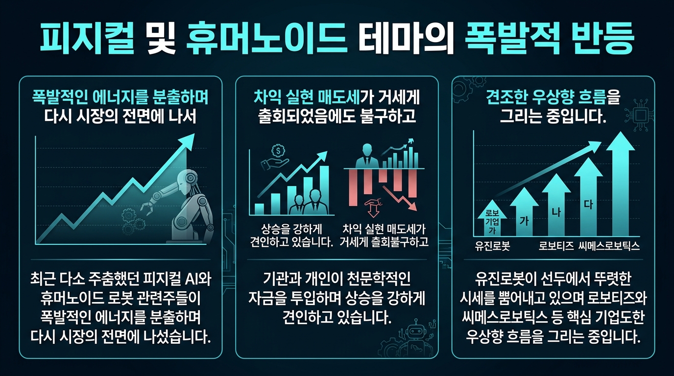 피지컬 AI 및 휴머노이드 테마의 폭발적 반등