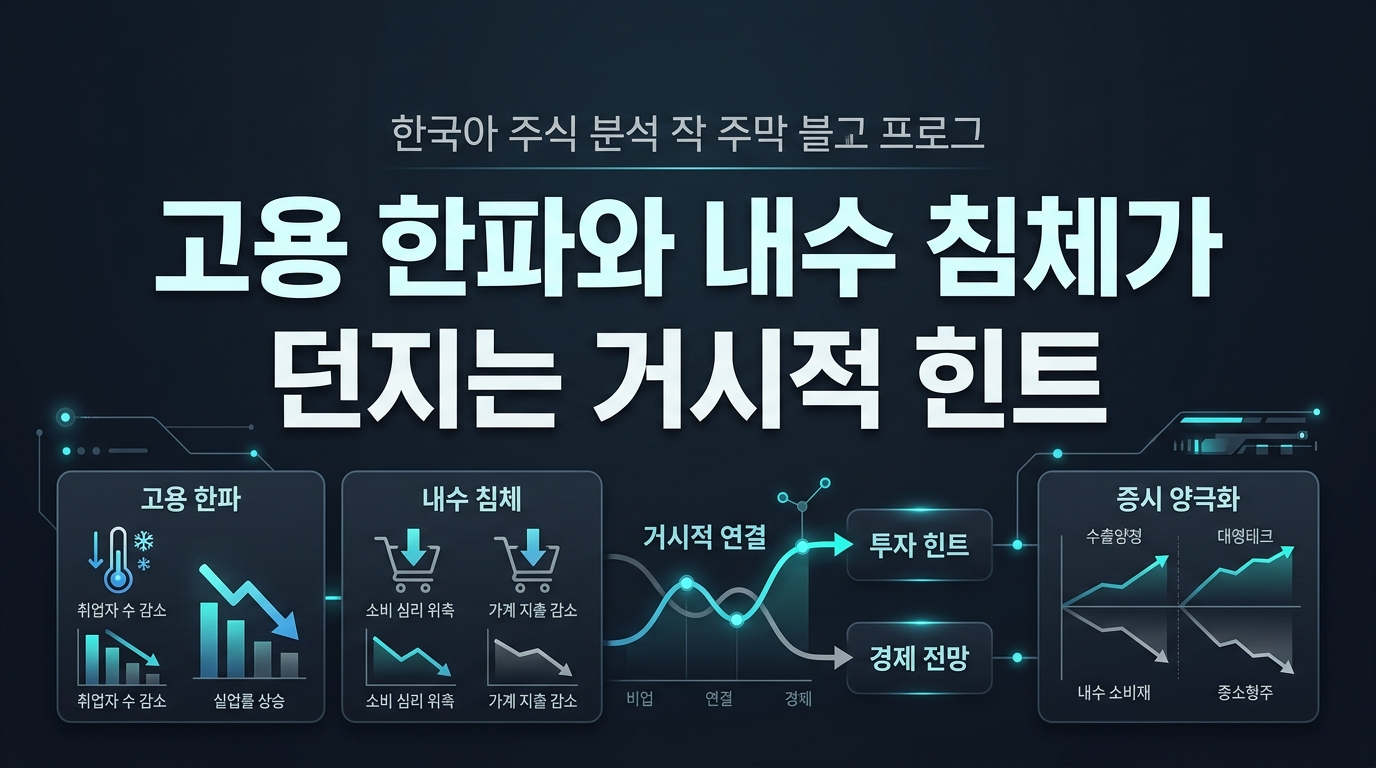 고용 한파와 내수 침체가 던지는 거시적 힌트
