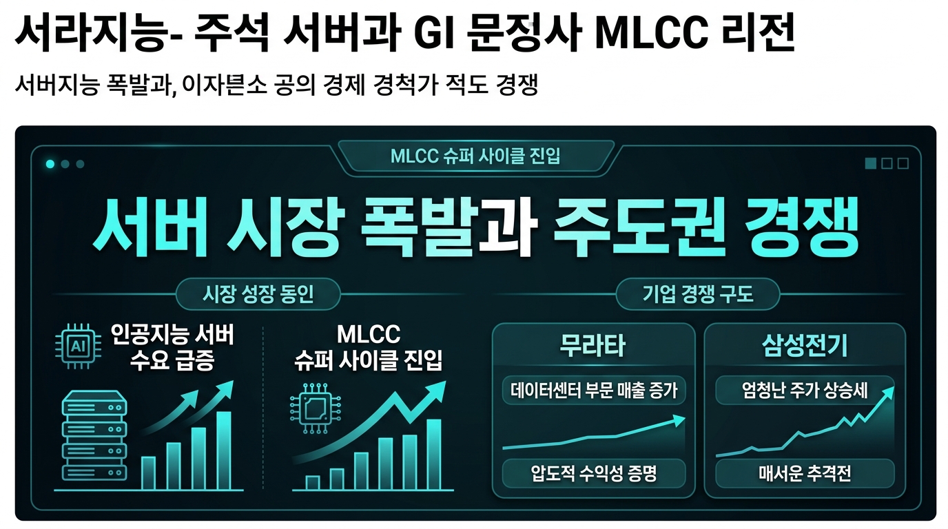 AI 서버 시장 폭발과 MLCC 주도권 경쟁