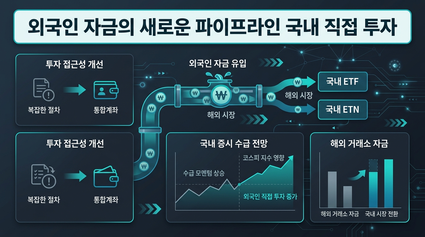 외국인 자금의 새로운 파이프라인 국내 ETF 직접 투자
