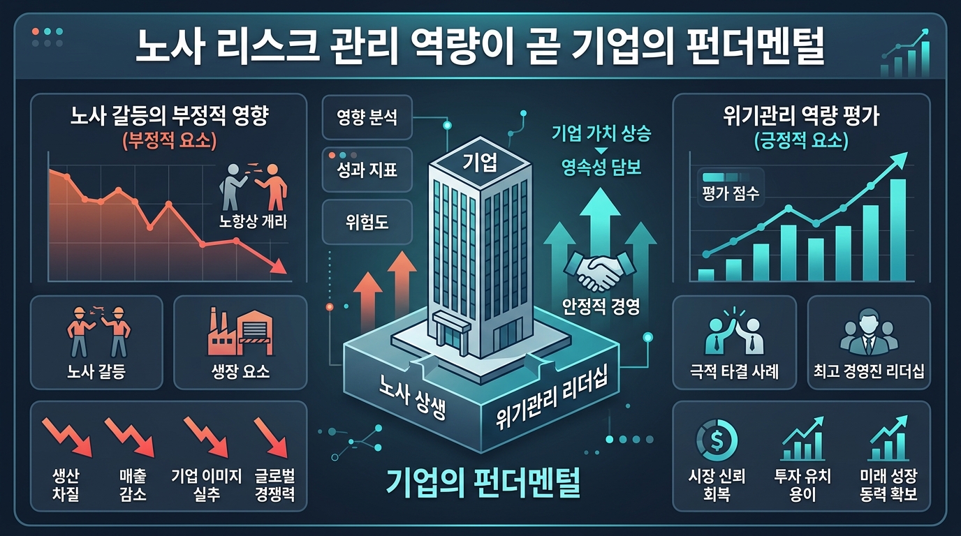 노사 리스크 관리 역량이 곧 기업의 펀더멘털