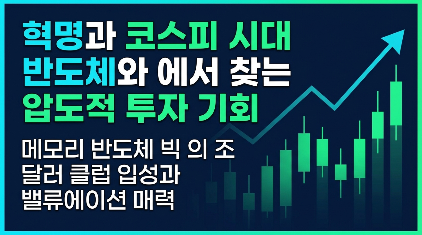 AI 혁명과 코스피 8000 시대, 반도체와 MLCC에서 찾는 압도적 투자 기회