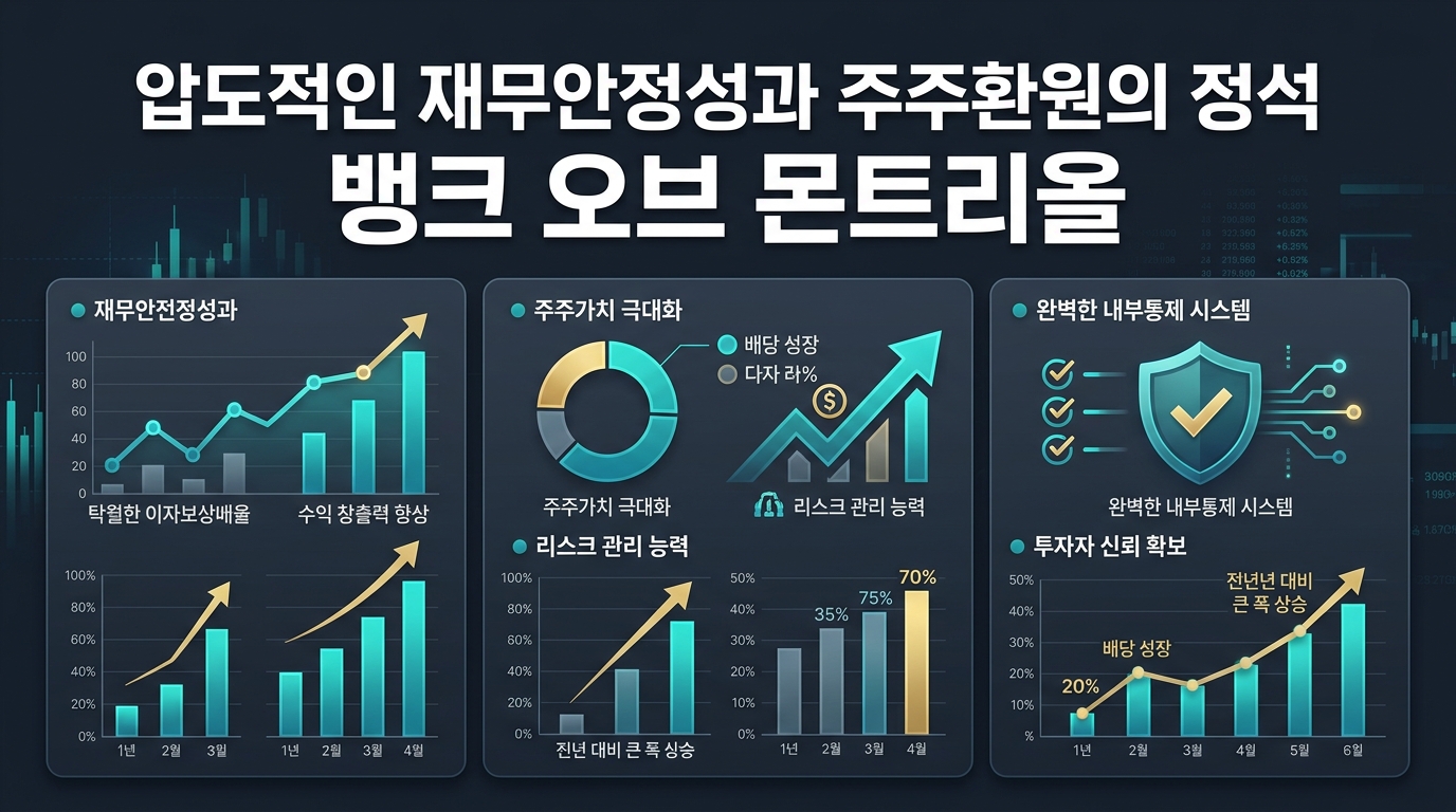 압도적인 재무안정성과 주주환원의 정석 뱅크 오브 몬트리올