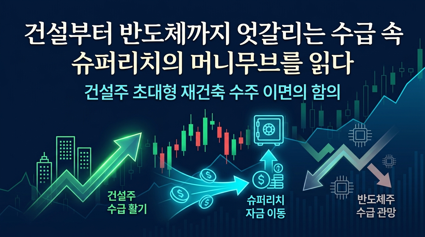 건설부터 반도체까지 엇갈리는 수급 속 슈퍼리치의 머니무브를 읽다