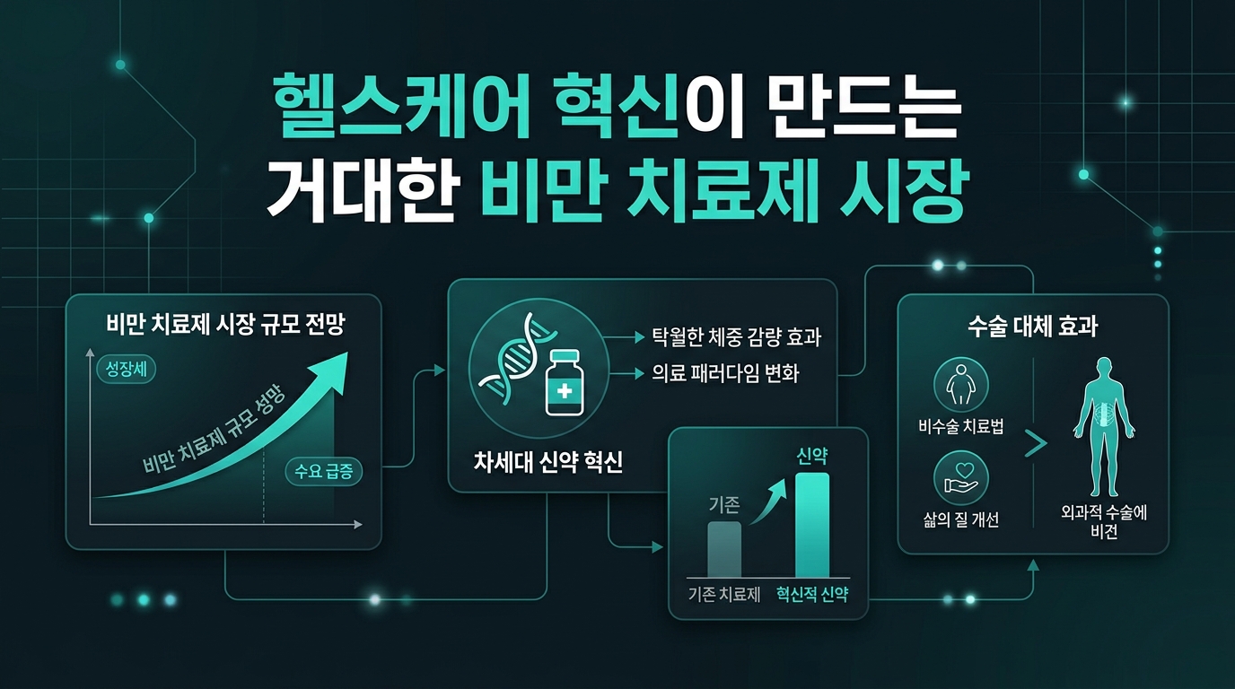 헬스케어 혁신이 만드는 거대한 비만 치료제 시장