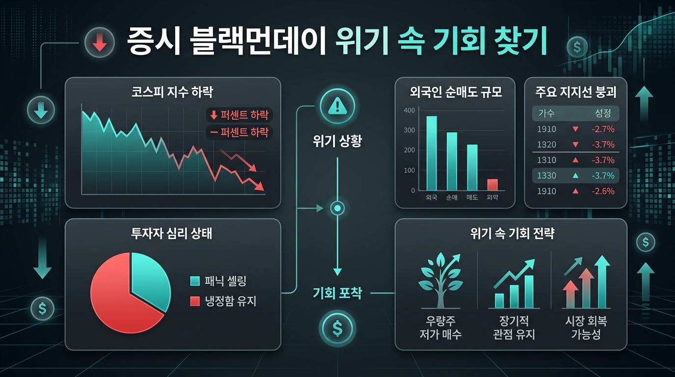 증시 블랙먼데이, 위기 속 기회 찾기