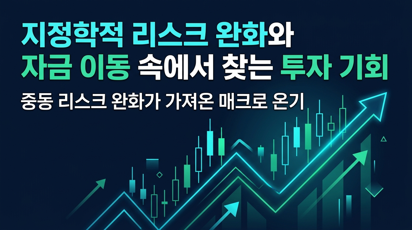 지정학적 리스크 완화와 자금 이동 속에서 찾는 투자 기회