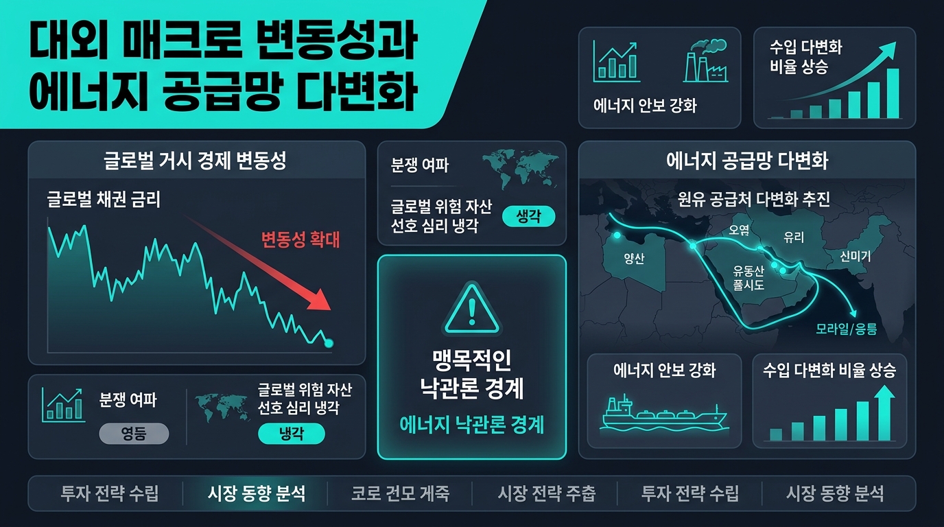 대외 매크로 변동성과 에너지 공급망 다변화