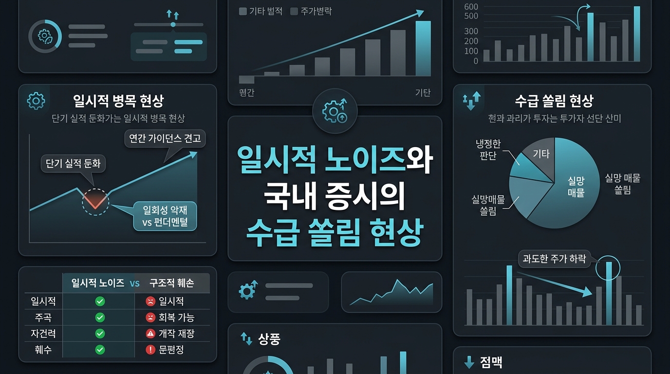 일시적 노이즈와 국내 증시의 수급 쏠림 현상