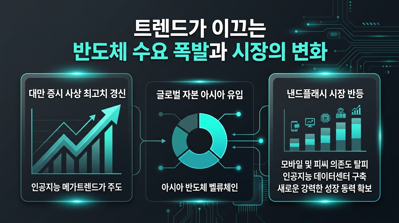 AI 트렌드가 이끄는 반도체 수요 폭발과 시장의 변화