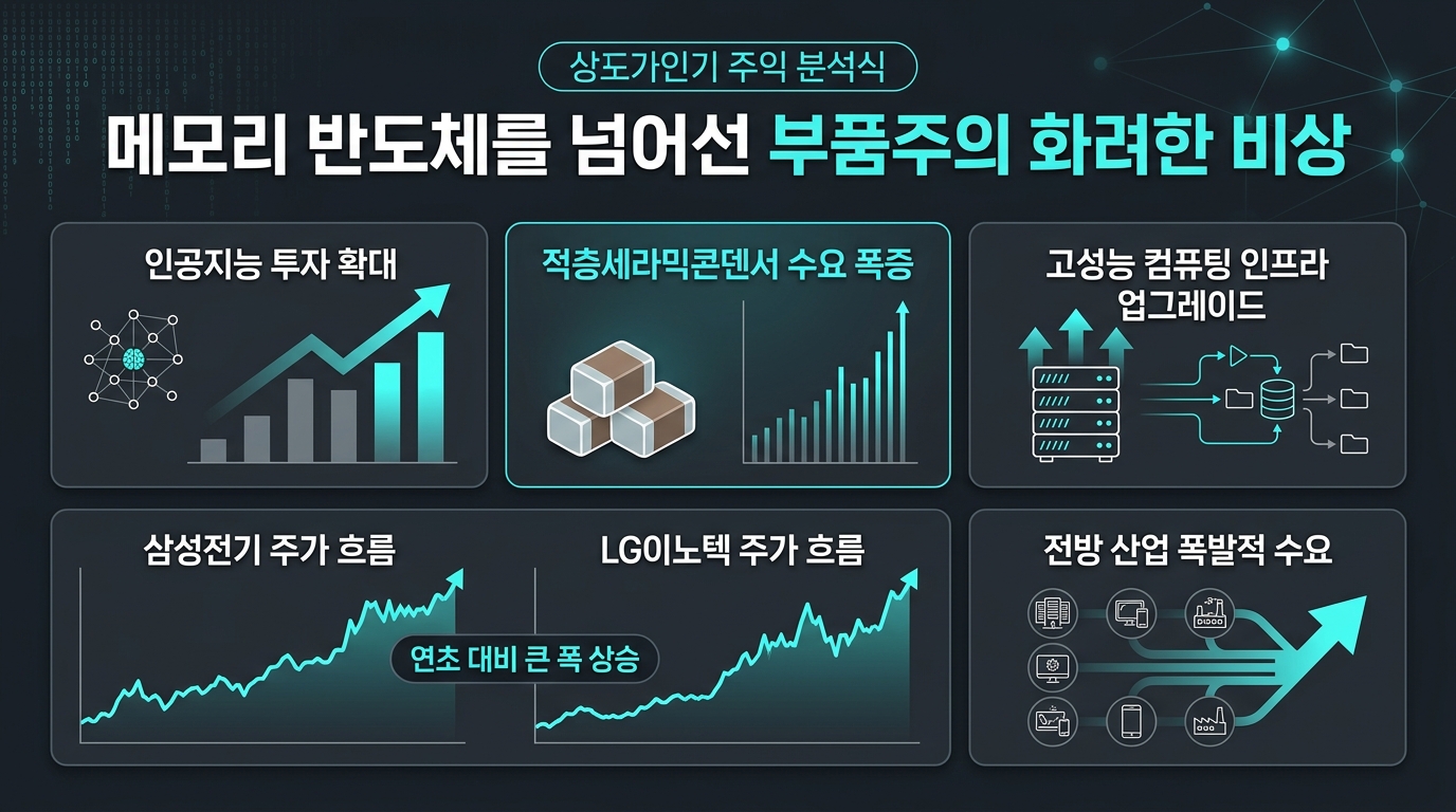 메모리 반도체를 넘어선 부품주의 화려한 비상