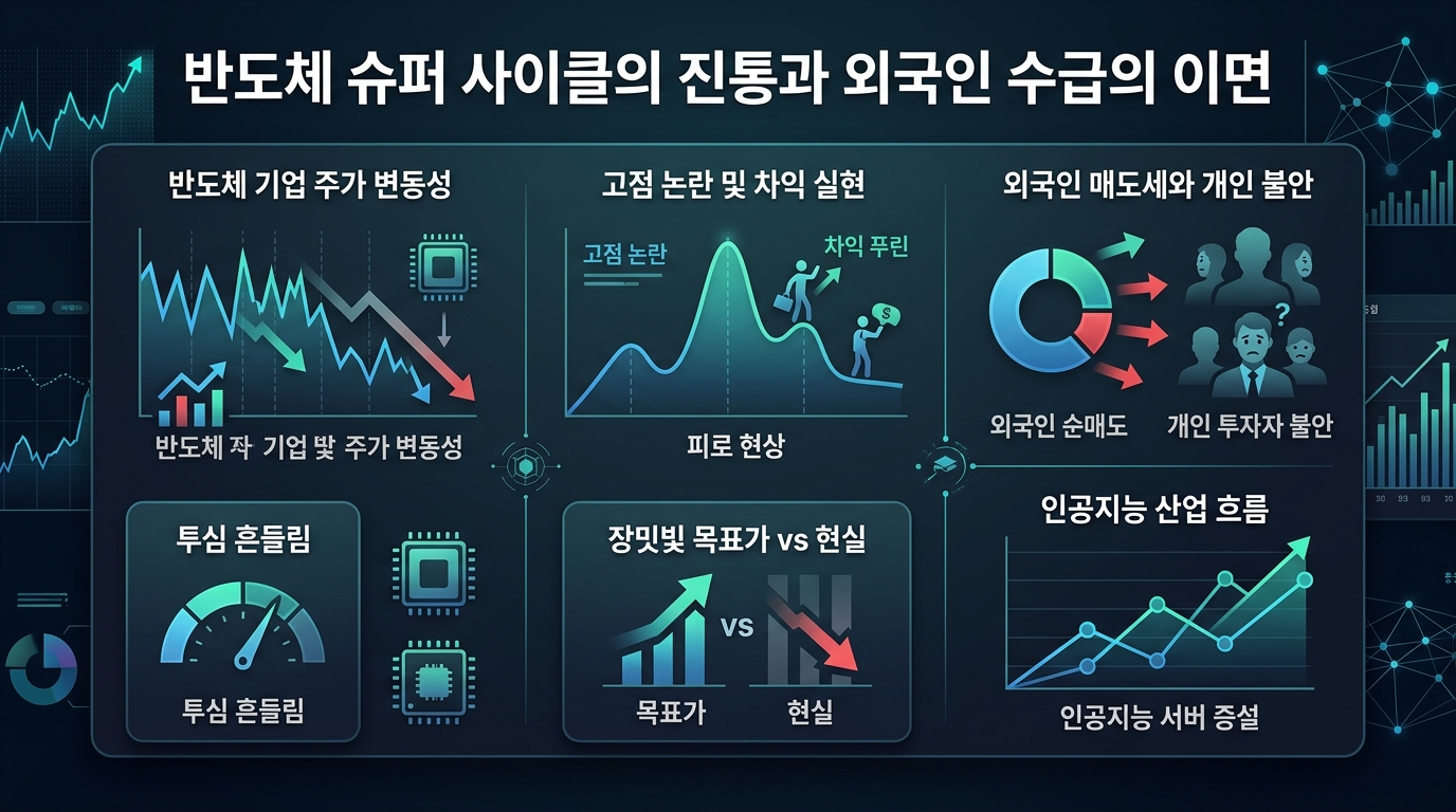 반도체 슈퍼 사이클의 진통과 외국인 수급의 이면