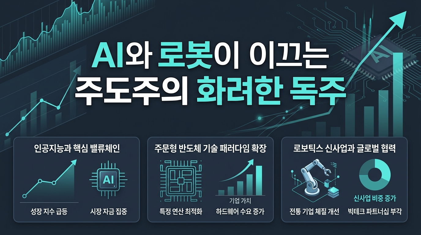 AI와 로봇이 이끄는 주도주의 화려한 독주