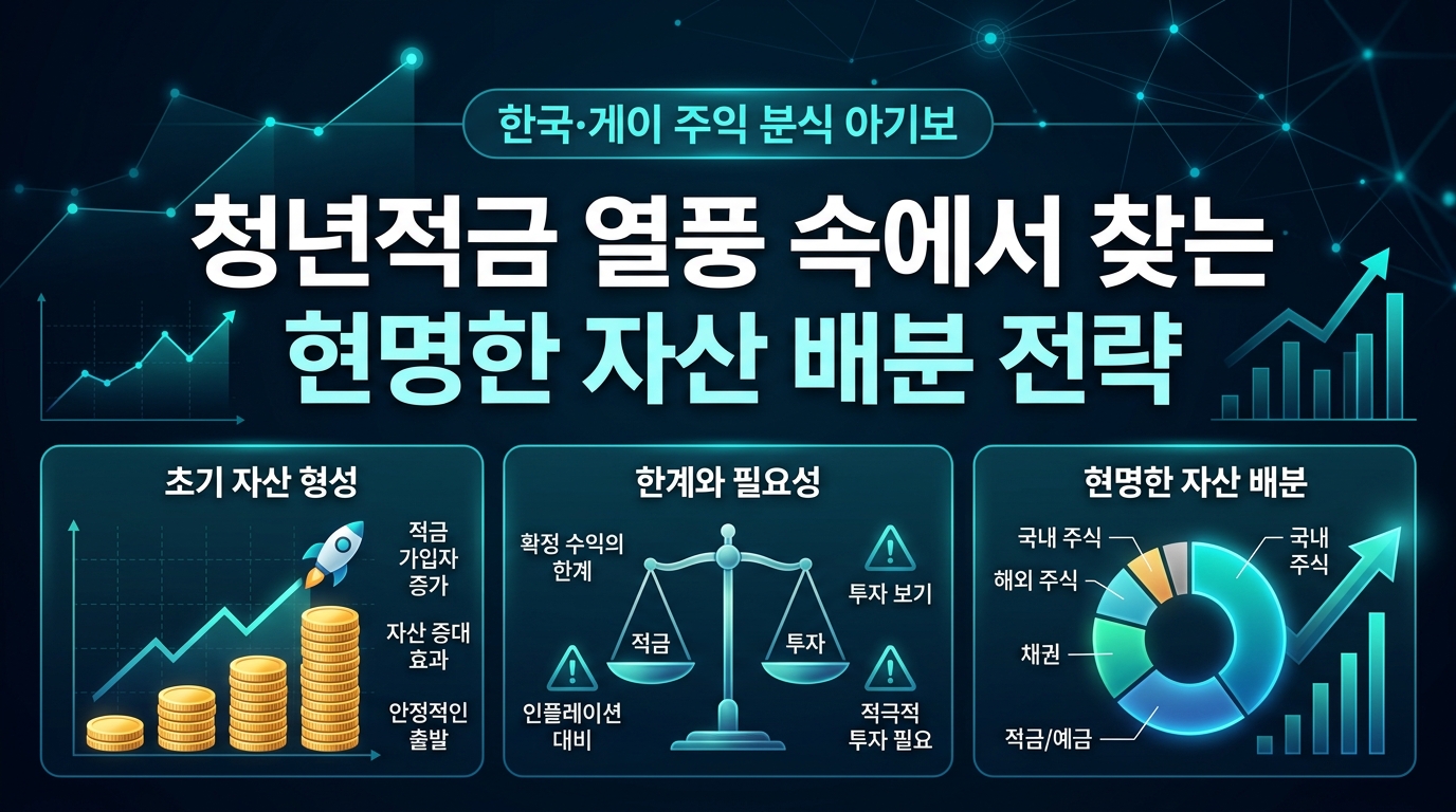 청년적금 열풍 속에서 찾는 현명한 자산 배분 전략