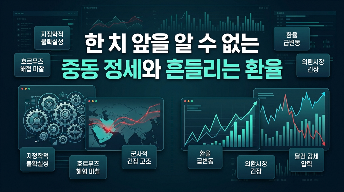한 치 앞을 알 수 없는 중동 정세와 흔들리는 환율