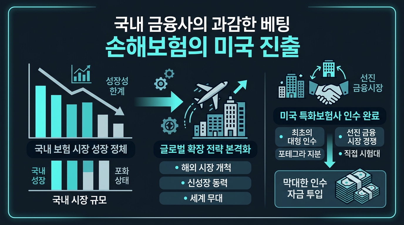국내 금융사의 과감한 베팅, DB손해보험의 미국 진출