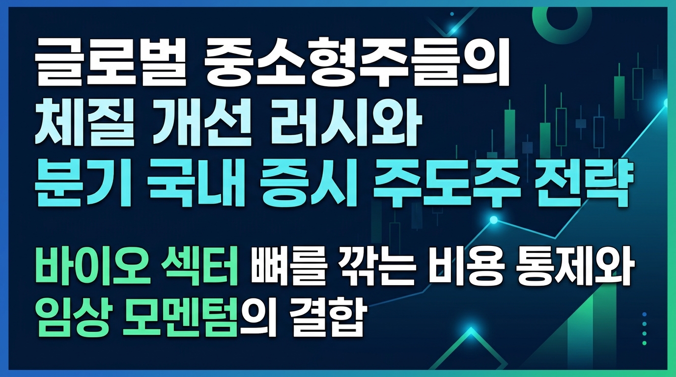 글로벌 중소형주들의 체질 개선 러시와 2분기 국내 증시 주도주 전략