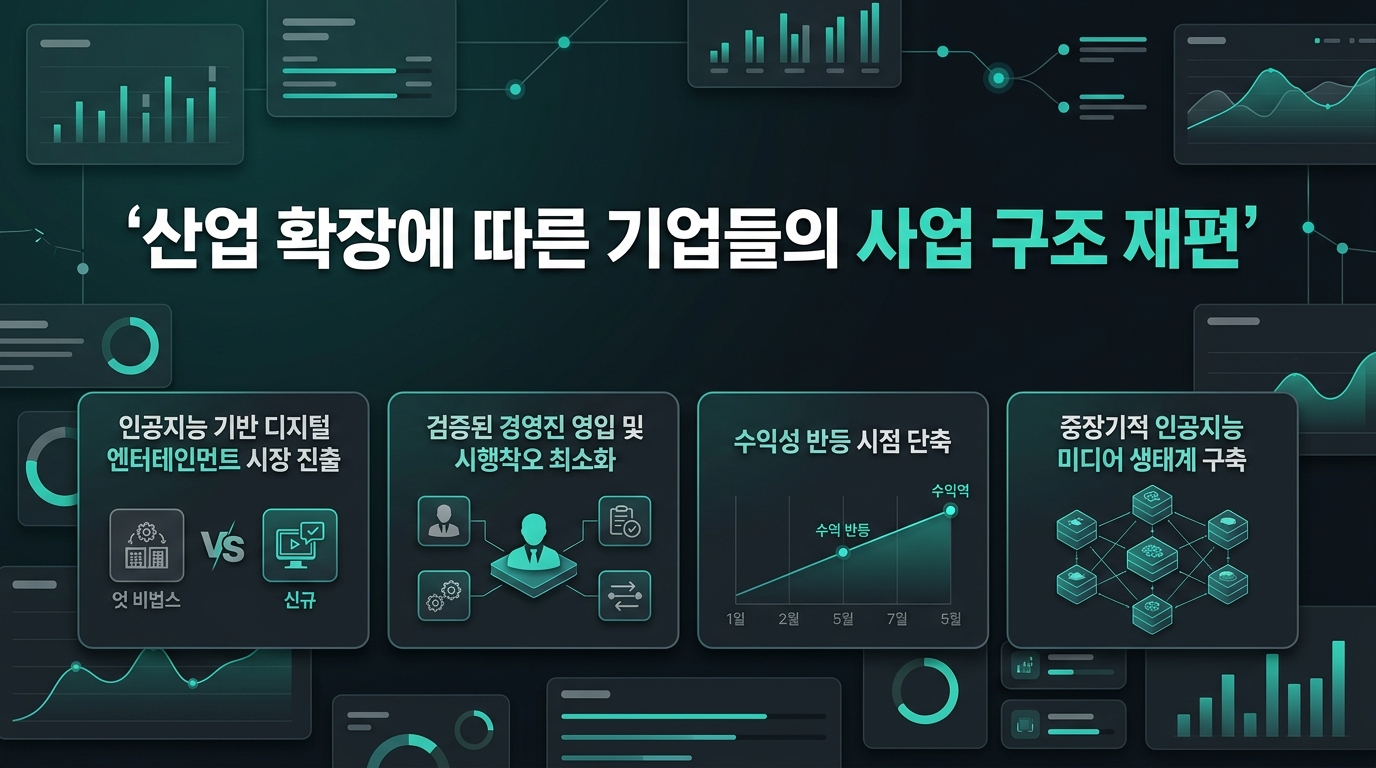AI 산업 확장에 따른 기업들의 사업 구조 재편