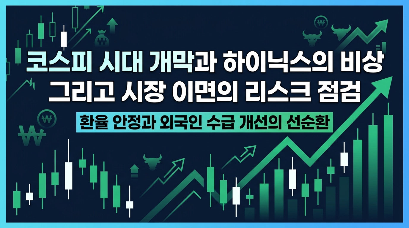 코스피 8000 시대 개막과 SK하이닉스의 비상, 그리고 시장 이면의 리스크 점검