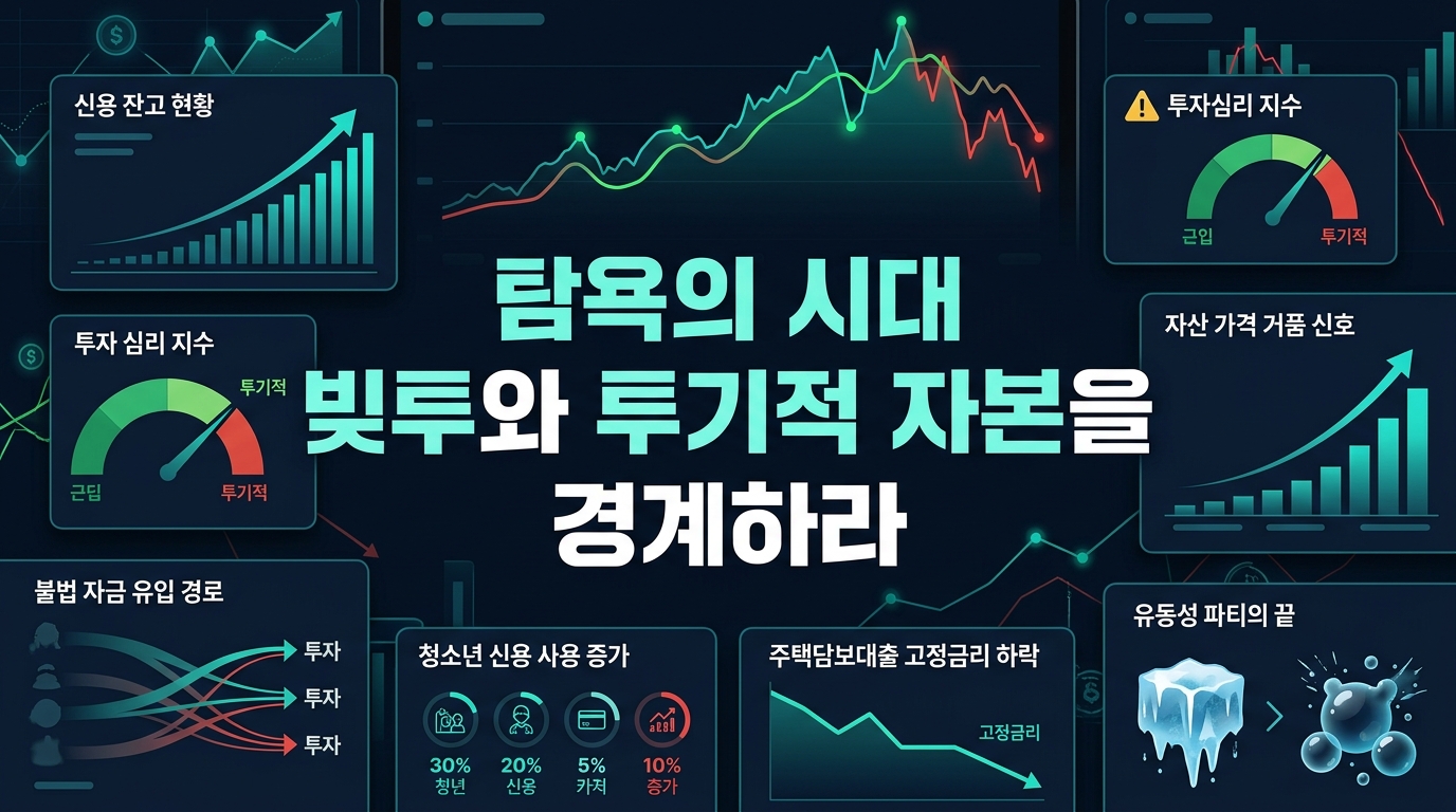 탐욕의 시대, 빚투와 투기적 자본을 경계하라
